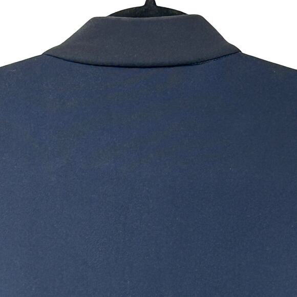 Stella McCartney Two Tone Scuba Bomber Jacket Navy Black Women 36/US 0 - Picture 8 of 11